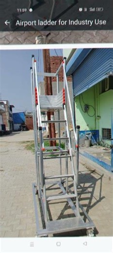 Swimming pool ladder