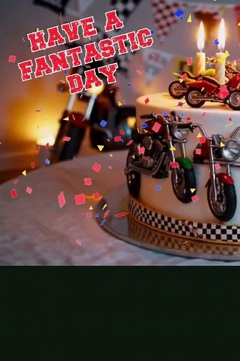 Happy Birthday Biker! 🏍️🎉 Motorcycle Lovers Birthday Wishes