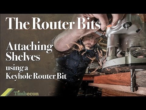 The Router Bits - Attaching Shelves using Keyhole Router Bits