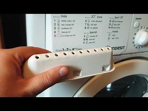 How to install washing machine drum paddles on Indesit