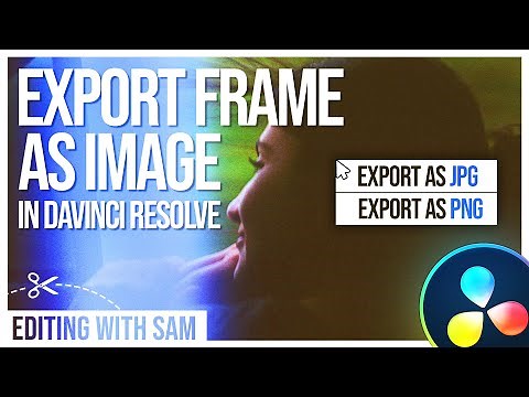 Save Frame as Image in DaVinci Resolve | How to Export Frame in DaVinci Resolve 18 Tutorial