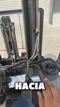 pasos a seguir para operar un montacargas #montacargas