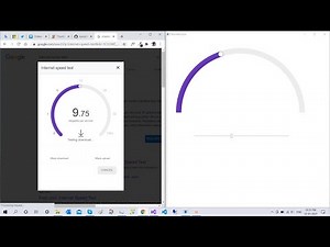 Google Internet Speed Test UI Inspired Gauge Control - C#, WPF, UWP, XAML