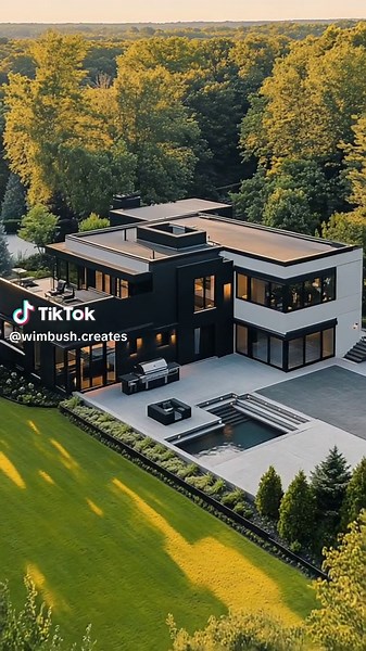 Wimbush Creates (@wimbush.creates) - Explore a Stunning Modern Mansion with Luxury Features
