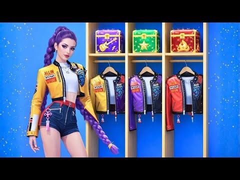 My K-Pop Demon Hunter MAKEUP! 👿 *Viral Transformation*