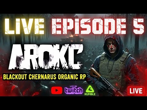 LIVE DayZ Blackout Chernarus Organic RP | Episode 5 - Arokc Zombie Apocalypse Survival!