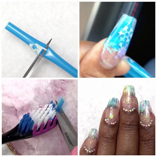 156K views · 277 reactions | You can do your nails using drinking straws and toothbrush bristles. Don't believe me, just watch! | MetDaan Nails | Facebook