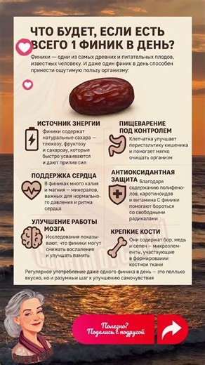 Что будет, если есть 1 финик в день? Удивительные эффекты!