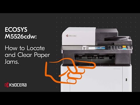 ECOSYS M5526cdw - How to Locate and Clear Paper Jams