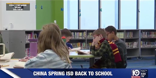 Students at China Spring ISD begin new school year as leaders plan for the future