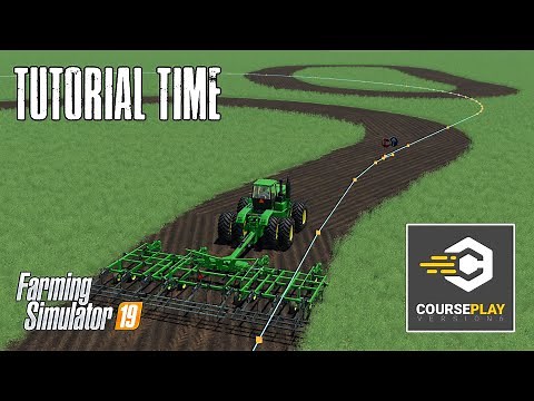 Courseplay Tutorial - How to Create New Fields - Farming Simulator 19