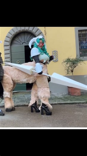 My first centaur cosplay ! 💚 #cosplay #bleachanime #nelliel #centaur