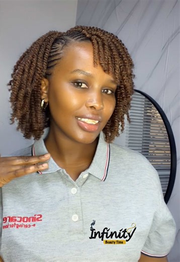 Hii nywele👌 Corn twist Very natural Kwa relaxure na natural hair #zinaoshwa na ni nyepesi Done by @infinity_hairstyler Hair :Jelly Curl Color : 2/30 Brand : @darlinghairtanzania Inarangi 5 50k hair inclusive for this style Tunapatikana kivulini opposite na mlimani city