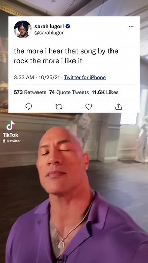 @therock taking over our TikTok can only mean one thing… | twitter