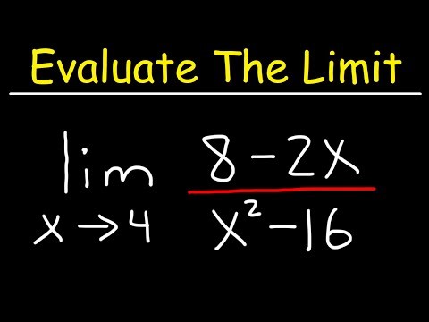 Evaluating Limits by Factoring the GCF With Difference of Squares