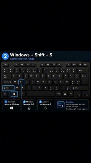 5 raccourcis Windows que 90 % des utilisateurs ignorent 🤯 #Windows #windows11 #astuceswindows