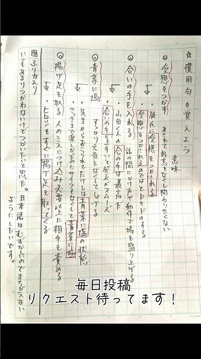 【自学自習ネタ】小6国語〜慣用句