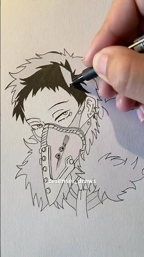 Draw Overhaul #mha #myheroacademia #tutorial #drawing