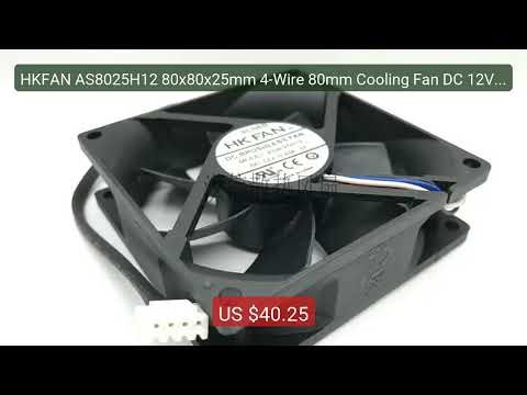 HKFAN AS8025H12 80x80x25mm 4-Wire 80mm Cooling Fan DC 12V 0.45... — Hot Deal 2026 | Limited Offer!