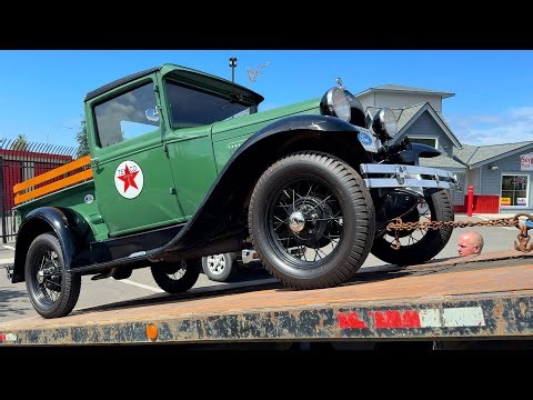1931 Ford Model A Pickup Repairs – Flatbed Tow to Joes