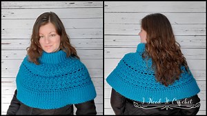 The Dead of Winter Capelet - Free Crochet Pattern · I Need It Crochet Designs