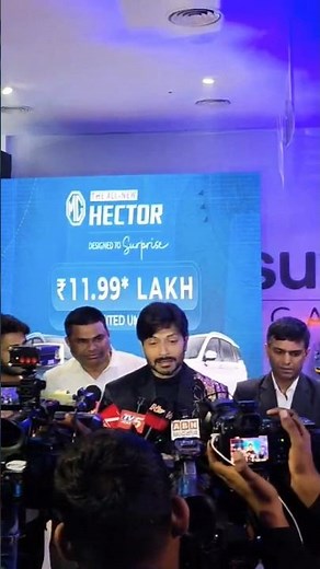 The New "MG Hector" Launch At Raam MG #kaushalmanda #mghectorfacelift #mghector #mgindia #mgauto