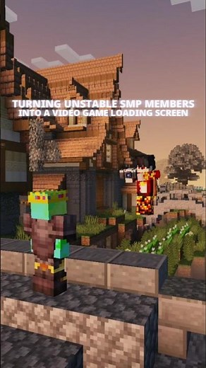 Turning Unstable SMP members into a video game loading screen | Unstable SMP |