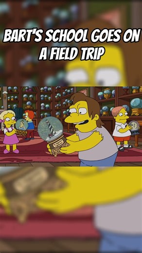 The Simpsons - Bart Goes on a Field Trip 👁️#simpsons #simpsonsclips #shorts