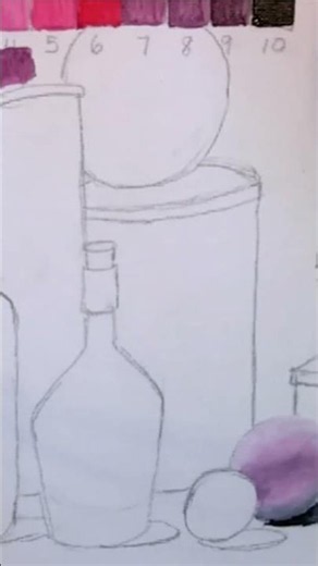 Monochromatic Acrylic Painting Short 3