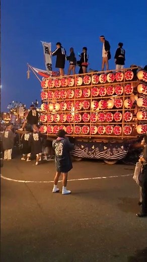 埼玉県幸手市祭り‼️お囃子が盛り上げてくれています✨にぎわっています‼️