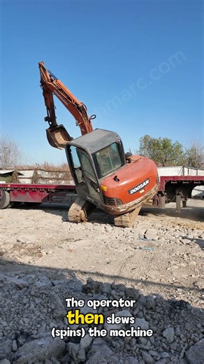 The Most DANGEROUS Excavator Unloading Method! How NOT to Unload an Excavator: High-Risk Technique