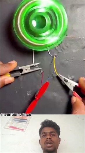 Spiner effect . DC motor #shorts