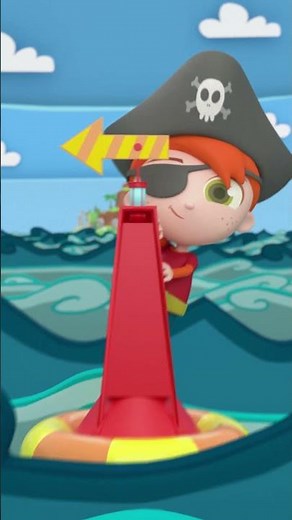 A Race at Sea ⚓️ LITTLE SAILOR #shorts #songforbabies
