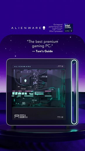 Unstoppable power. Scalable performance—just ask Tom’s Guide. @Intel | Alienware