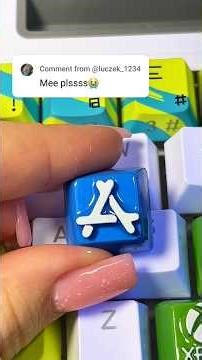 Printing A for App Store Logo! Then Drawing on my keyboard!#3dprinting #keyboard