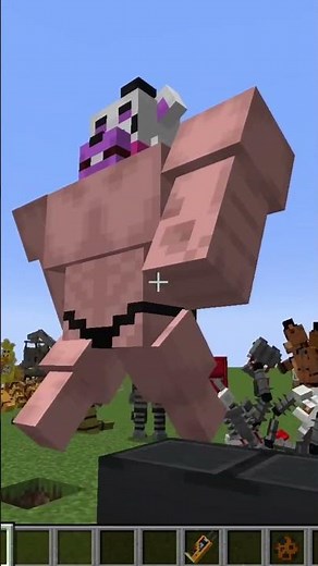 BUFF HELPY! #shorts #fnaf #minecraft