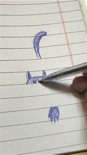 Cute Cat Doodle 😺 | Simple Notebook Cartoon Sketch ✏️