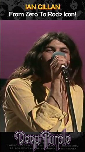IAN GILLAN: From Zero To Rock Icon! #iangillan #classicrock #rock #rocklegends