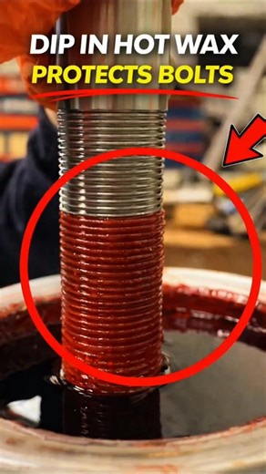 Why These Bolts Are Dipped in Wax 🤯🛠️
