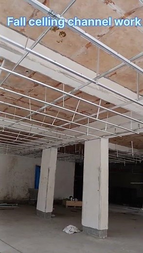 Fall celling Chanel work #civil #civilengineering #buildingstructure #buildingconstructio #building
