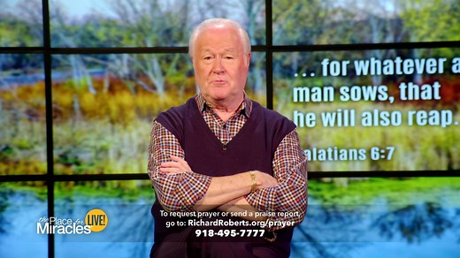 The Place for Miracles Live where Richard will pray and believe with you for the miracle you need. To get your copy of "Prayer Cover" by Richard and Lindsay Roberts, call the Abundant Life Prayer Group at 918-495-7777 For more information about Richard Roberts Ministries: -Website: http://www.richardroberts.org | Richard Roberts