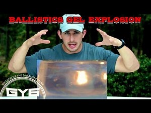 Explosion Inside of Ballistics Gel- "Sonoluminescence or Dieseling" is the cause