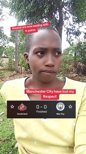Sunderland 0-0 Manchester City. Arsenal leading with 4 points 🥲 #foryoupage #manchesterunited #football #makemefamous @Manchester United @Manchester City