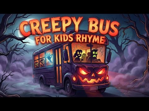 👉 Creepy Bus Song 😱 | The Scariest Bus Rhyme for Kids!