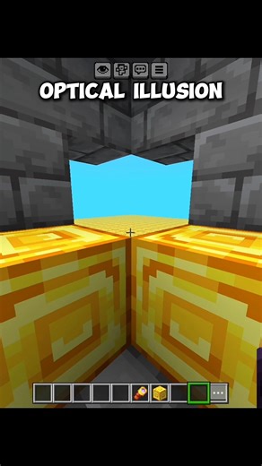Minecraft Option illusion 😮#minecraft #shorts