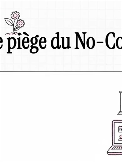 Le Piège du No-Code. #debloquemesvue🥲🙏🏽