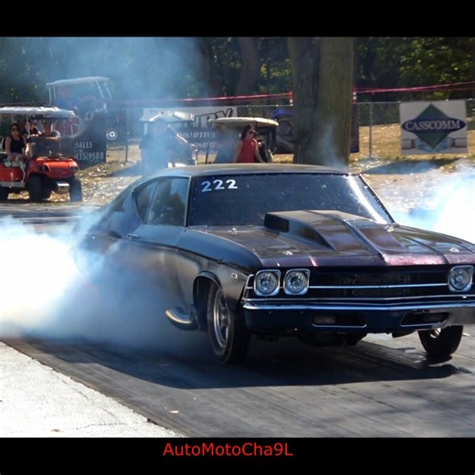 This Chevelle Brings Pure Muscle - Perfect Drag Racing Run #chevelle 🏁 | Automotocha9l
