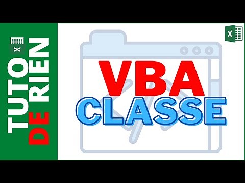Exel VBA module de classe découverte