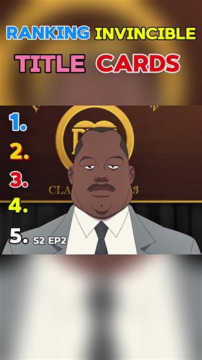 Ranking invincible title cards #invincble #invincibleseason5 #invincibleedit #viral #fyp