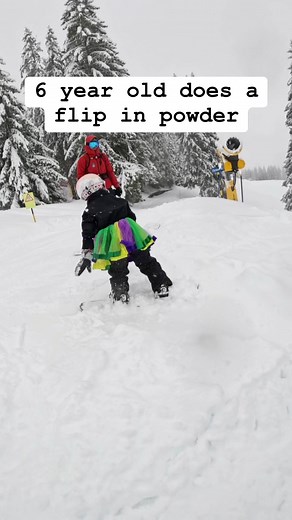The MOST EPIC Pow Flip Ever #Snowboarding #lol | Rowley Adventures